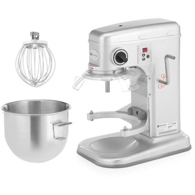 Profesionální planetární mixér itrů, HENDI, Kitchen Line, 7L, Stříbrná, 220-240V/650W, 317x440x(H)490mm