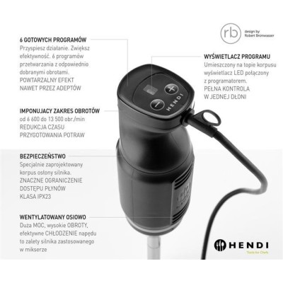 Tyčový mixér HENDI BLEND, HENDI, 220-240V/250W, ⌀71x(H)450mm