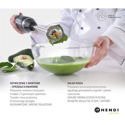 Tyčový mixér HENDI BLEND, HENDI, 220-240V/250W, ⌀71x(H)450mm
