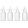Mini dávkovač na omáčku - sada 4 ks., HENDI, 0,05L, Průhledná, ⌀35x(H)100mm