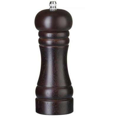 Dřevěný mlýnek na pepř, HENDI, Tmavé dřevo, ⌀57x(H)165mm