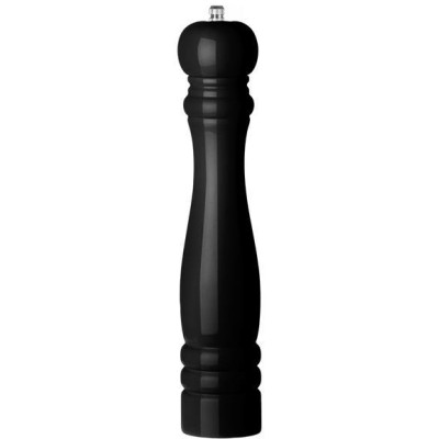 Dřevěný mlýnek na pepř, HENDI, Černá, ⌀60x(H)315mm