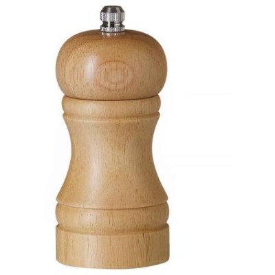 Dřevěný mlýnek na pepř, HENDI, Světlé dřevo, ⌀50x(H)113mm