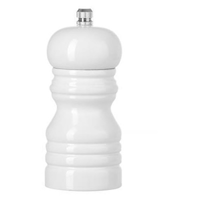 Dřevěný mlýnek na sůl, HENDI, Bílá, ⌀50x(H)113mm