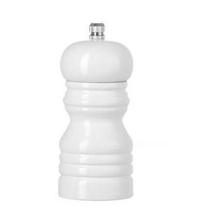 Dřevěný mlýnek na sůl, HENDI, Bílá, ⌀50x(H)113mm