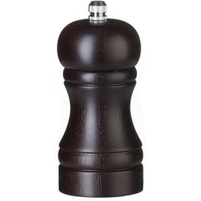 Dřevěný mlýnek na sůl, HENDI, Tmavé dřevo, ⌀50x(H)113mm