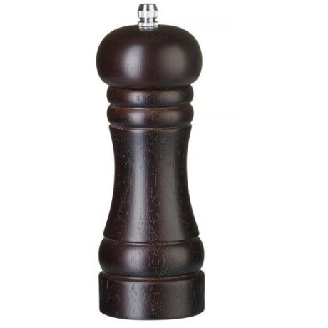 Dřevěný mlýnek na sůl, HENDI, Tmavé dřevo, ⌀57x(H)165mm