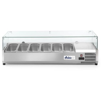 Chladicí zásobník GN 1/3, Arktic, 6x GN 1/3, 230V/180W, 1405x420x(H)456mm