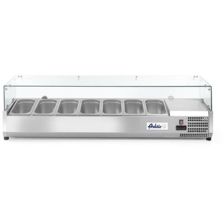 Chladicí zásobník GN 1/3, Arktic, 7x GN 1/3, 230V/180W, 1605x420x(H)460mm