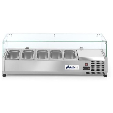 Chladicí zásobník GN 1/4, Arktic, 5 x GN 1/4, 230V/180W, 1205x335x(H)460mm
