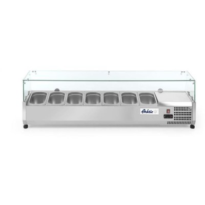 Chladicí zásobník GN 1/4, Arktic, 7 x GN 1/4, 230V/180W, 1505x335x(H)460mm