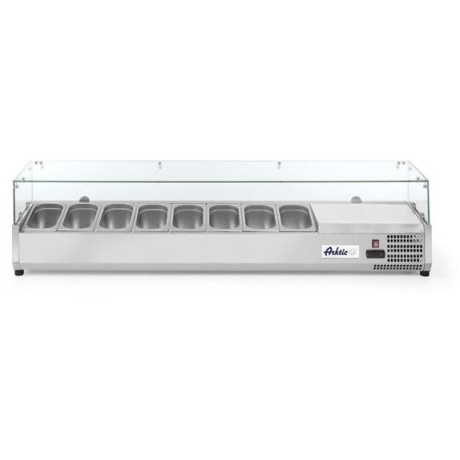 Chladicí zásobník GN 1/4, Arktic, 8x GN 1/4, 230V/180W, 1805x335x(H)460mm