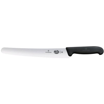 Cukrářský nůž se zoubkovaným ostřím, Victorinox, Černá, (L)382mm