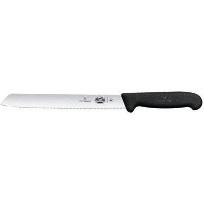 Nůž na pečivo se zoubkovanou čepelí, Victorinox, Černá, (L)348mm