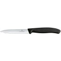 Nůž na zeleninu hladký, Victorinox, Černá, (L)212mm