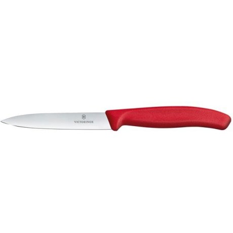 Nůž na zeleninu hladký, Victorinox, Červená, (L)212mm