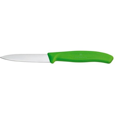 Nůž na zeleninu hladký, Victorinox, Zelená, (L)190mm