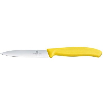 Nůž na zeleninu hladký, Victorinox, Žlutá, (L)212mm
