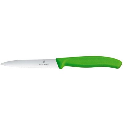 Nůž na zeleninu se zoubkovaným ostřím, Victorinox, Zelená, (L)212mm