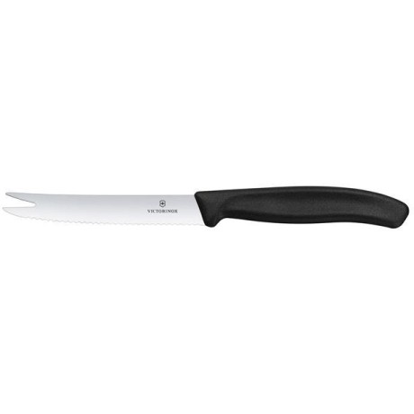Nůž na sýr a klobásy, Victorinox, Černá, (L)219mm