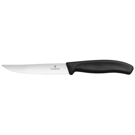 Nůž na steaky a pizzu, Victorinox, Černá, 2 ks, (L)232mm