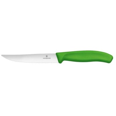 Nůž na steaky a pizzu, Victorinox, Zelená, (L)232mm