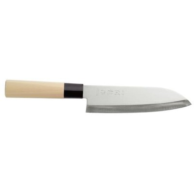 Japonský nůž Santoku, HENDI, Světlé dřevo, (L)290mm