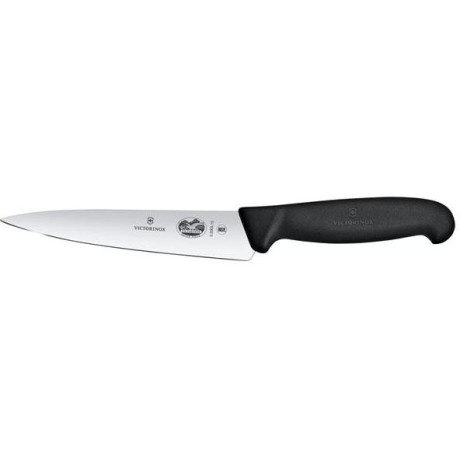 Kuchyňský nůž se širokou čepelí, Victorinox, Černá, (L)284mm