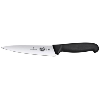 Kuchyňský nůž se širokou čepelí, Victorinox, Černá, (L)284mm