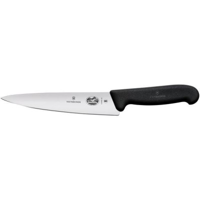 Kuchyňský nůž se širokou čepelí, Victorinox, Černá, (L)314mm