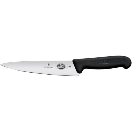 Kuchyňský nůž se širokou čepelí, Victorinox, Černá, (L)314mm