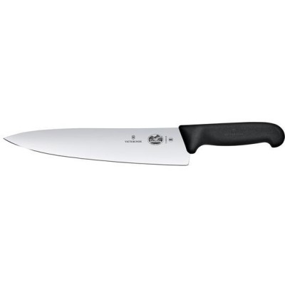 Kuchyňský nůž se širokou čepelí, Victorinox, Černá, (L)380mm
