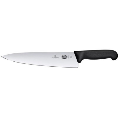 Kuchyňský nůž se širokou čepelí, Victorinox, Černá, (L)380mm