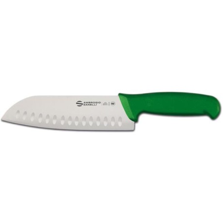 Nůž Santoku Supra Colore, Ambrogio Sanelli, Zelená, (L)310mm