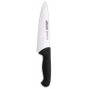 Kuchařský nůž, vroubkovaný, řada 2900, Arcos, Černá, (L)333mm