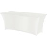 Obdélníkový ubrus na stůl, HENDI, Kitchen Line, 810927, Bílá, 1500x760x(H)730mm