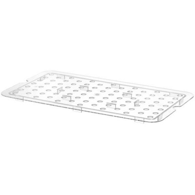 Odtok pro polykarbonátové GN nádoby, HENDI, Profi Line, GN 1/1, Průhledná, 467x263mm