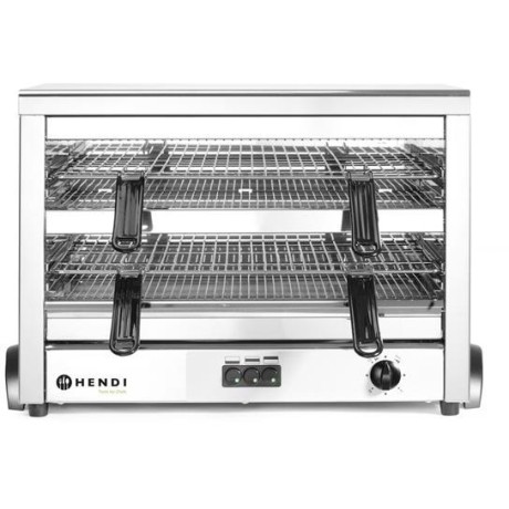 Salamander s křemíkovými tělesy MAXI GN 1/1, HENDI, 400V/4500W, 682x528x(H)455mm