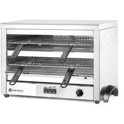 Salamander s křemíkovými tělesy MAXI GN 1/1, HENDI, 400V/4500W, 682x528x(H)455mm