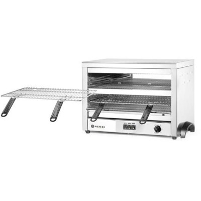 Salamander s křemíkovými tělesy MAXI GN 1/1, HENDI, 400V/4500W, 682x528x(H)455mm