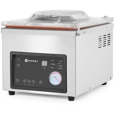 Vakuový balicí stroj - komora, HENDI, Profi Line, těsnicí lišta 260 mm, 230V/370W, 330x480x(H)360mm