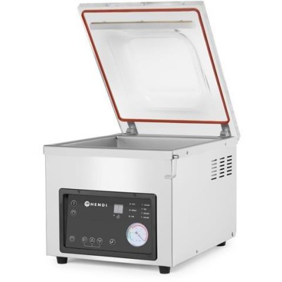 Vakuový balicí stroj - komora, HENDI, Profi Line, těsnicí lišta 260 mm, 230V/370W, 330x480x(H)360mm