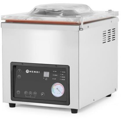 Vakuový balicí stroj - komora, HENDI, Profi Line, těsnicí lišta 350 mm, 230V/750W, 450x555x(H)480mm