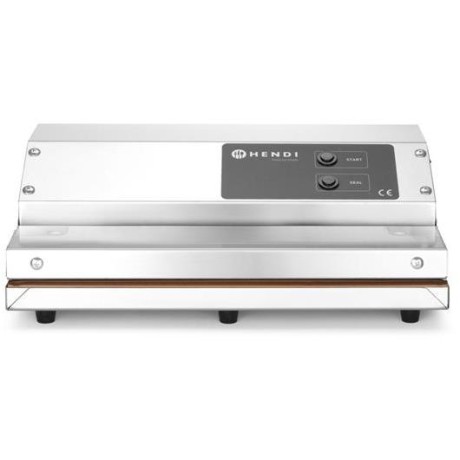 Vakuový komorový balicí stroj, HENDI, Kitchen Line, těsnicí lišta 350 mm, 230V/250W, 370x260x(H)130mm