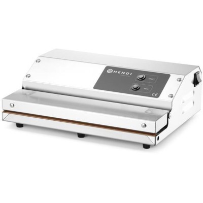 Vakuový komorový balicí stroj, HENDI, Kitchen Line, těsnicí lišta 350 mm, 230V/250W, 370x260x(H)130mm