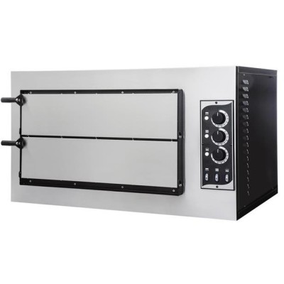 Pec na pizzu Basic 2/50 vetro, Prismafood, 400V/6000W, 915x621x(H)527mm