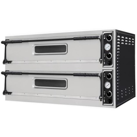 Pec na pizzu BASIC SLIM, Prismafood, 2 komory , 400V/12000W, 1305x489x(H)745mm