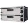 Pec na pizzu BASIC SLIM, Prismafood, 2 komory, 400V/12000W, 1305x600x(H)745mm