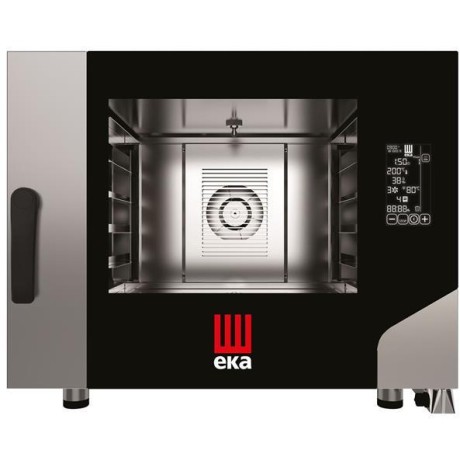 Konvektomat Millennial Black Mask , 4× 600×400 mm - elektromechanicky ovládaný, elektrický, Tecnoeka, 400V/7800W, 850x1035x(H)70
