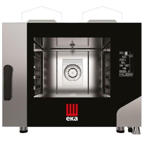 Konvektomat Millennial Black Mask Bakery 4x600x400 mm - ovládaná elektronicky, plynová, Tecnoeka, 230V/300W, 9,3kW, 850x1035x(H)